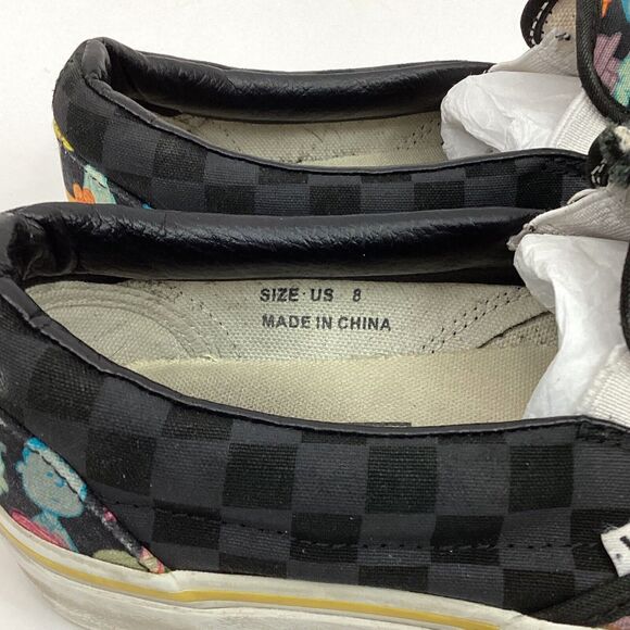 Vans-Charlie Brown-Men Sz 8- Colorful Characters-Black Checkered-Low Skate Shoes main image 7